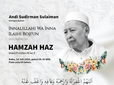 Andi Sudirman Sampaikan Duka Cita Meninggalnya Wapres ke-9 Hamzah Haz