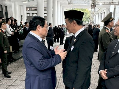 Mentan Amran Berbincang Serius dengan Perdana Menteri Vietnam Pham Minh Chinh