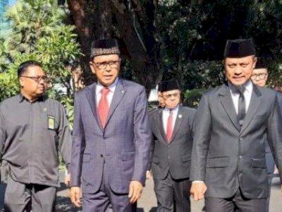 Andi Sudirman Sulaiman Mesra Bersama Nurdin Abdullah Di Upacara Peringatan 17 Agustus