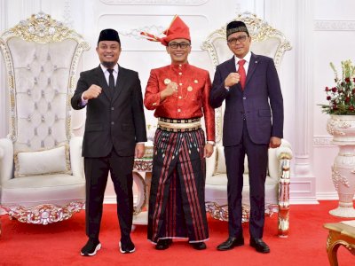 Andi Sudirman Hadiri Peringatan 79 Tahun Kemerdekaan RI di Rujab Gubernur Sulsel