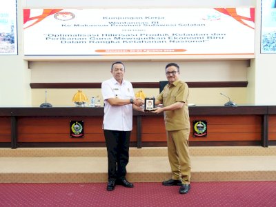 Terima Kunjungan Wantannas RI, Sekprov Jufri Rahman: Sulsel Jadi Perhatian Pemerintah Pusat Terkait Kebijakan