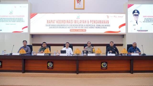 Sekprov Jufri Rahman Pimpin Langsung Rapat Persiapan Kunjungan Ibu Negara dan OASE KIM ke Sulsel
