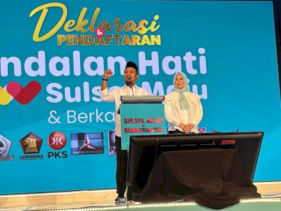 Deklarasi Andalan Hati Maju Pilgub Sulsel, Komitmen Lanjutkan Pembangunan Sulsel