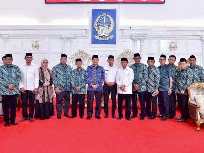 Pj Gubernur Sulsel Prof Zudan Sambut Hangat Kunjungan Sekjen MUI Pusat, Tingkatkan Sinergi Ulama dan Umara