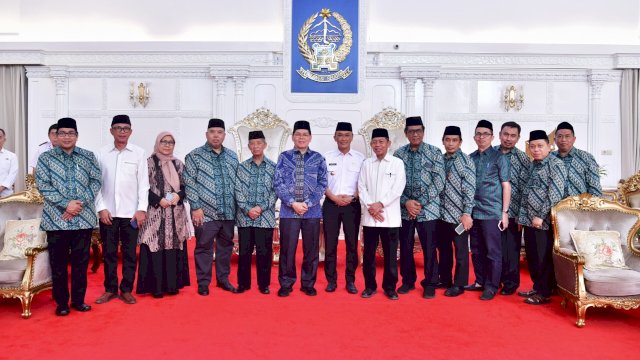 Pj Gubernur Sulsel Prof Zudan Sambut Hangat Kunjungan Sekjen MUI Pusat, Tingkatkan Sinergi Ulama dan Umara