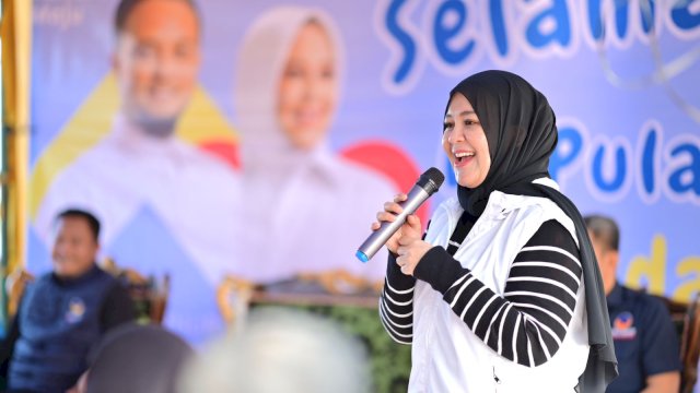 Kunjungan ke Pulau Harapan Jeneponto, Fatmawati Serap Aspirasi Warga Terkait Krisis Air Bersih