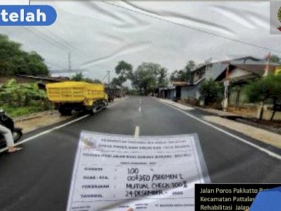 Jalan Pattalassang Dulu Dikeluhkan, Warga Gowa : Andi Sudirman pi Gubernur, Mulus ini Jalanan