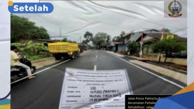 Jalan Pattalassang Dulu Dikeluhkan, Warga Gowa : Andi Sudirman pi Gubernur, Mulus ini Jalanan