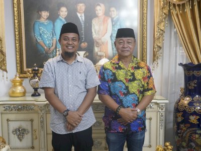 Andi Sudirman Sowan ke Kediaman Wakil Bupati Gowa