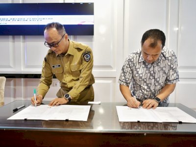 Pj Gubernur Prof Zudan – Presdir Kalla Group Teken MoU Kolaborasi Program CSR