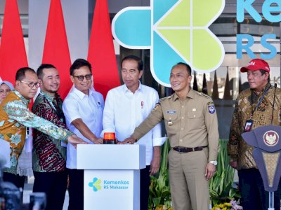 Dampingi Presiden Resmikan RS Kemenkes Makassar, Pj Gubernur Prof Zudan: Ini Berkah Bagi Sulsel