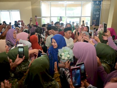 Disambut Selawat, Fatmawati Ajak Perempuan Takalar Bersatu di Pilgub Sulsel