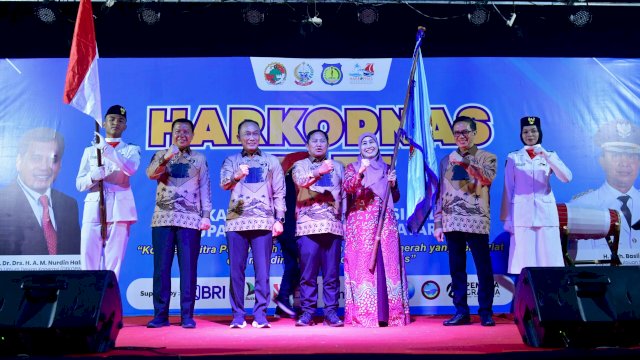 Dihadiri Pj Gubernur Prof Zudan, Puncak Acara Peringatan Harkopnas Berlangsung Meriah