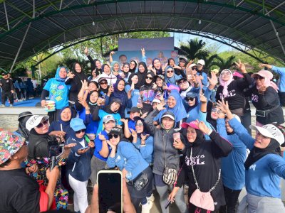 Dukungan Mengalir, Fatmawati Kuatkan Soliditas Perempuan Lewat Senam Zumba