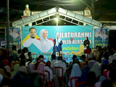 Fatmawati Hadiri Maulid Nabi di Maccini Parang, Ajak Jamaah Ciptakan Pilkada Damai