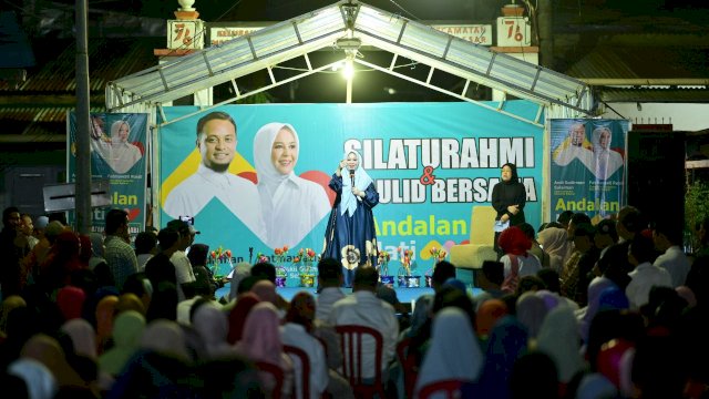 Fatmawati Hadiri Maulid Nabi di Maccini Parang, Ajak Jamaah Ciptakan Pilkada Damai