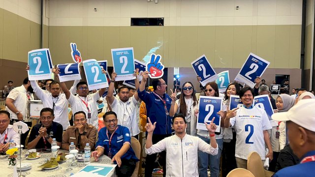 Andalan – Hati Kantongi Nomor 2 di Pilgub Sulsel, Jubir Andi Sudirman : Simbol Perdamaian dan Finger Heart