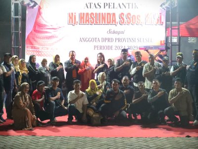 Anggota DPRD Provinsi Haslinda Wahab Gelar Syukuran Pelantikan