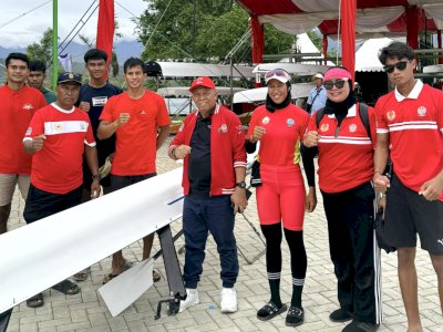 Cabor Dayung Berhasil Sumbangkan Emas untuk Sulsel di PON XXI Aceh-Sumut 2024