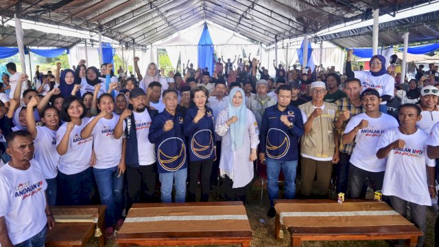 Tim Aura dan Hati Damai di Gowa Menyatu Menangkan Andalan Hati di Pilgub Sulsel