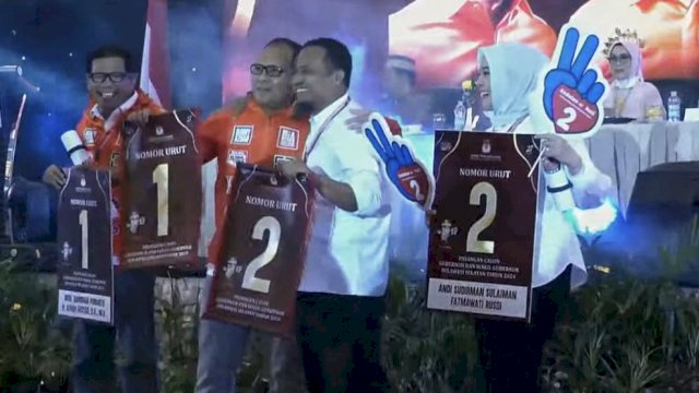 Lanjutkan! Andi Sudirman-Fatmawati Dapat Nomor Urut 2