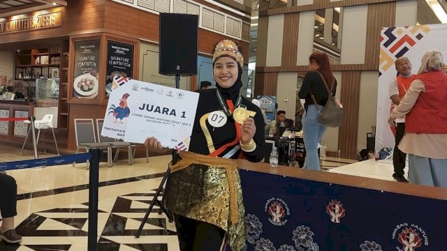 Mahasiswi Ilmu Ekonomi UIN Alauddin Juara I Lomba Senam Jantung pada FORDA 1 KORMI Sulsel 2024