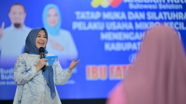 Dialog dengan Fatmawati, Pelaku UMKM Wajo Akui Dapat Perhatian Khusus