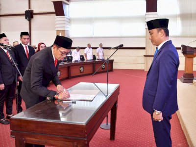 Taati Peraturan KPI, Gubernur Prof Zudan Lantik 7 Anggota KPID Sulsel Sesuai Usulan DPRD