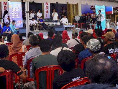 Ratusan Warga Wajo dari Berbagai Organisasi Berikrar Siap Menangkan Andalan-Hati