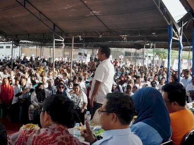 Antusias Ribuan Warga Sambut Andi Sudirman di Lapangan Yusuf Bauty Gowa