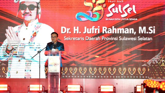 Opening Ceremony Puncak HUT Sulsel ke-355 Berlangsung Meriah, Jufri Rahman Ajak Sukseskan Program Nasional BBI dan BBWI