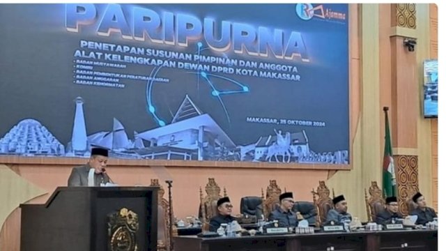 DPRD Makassar Tetapkan Susunan Alat Kelengkapan Dewan Periode 2024-2029