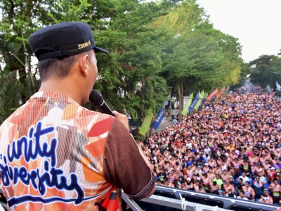 Lepas 6.400 Peserta Korpri Run, Prof Zudan Ajak Jaga Kerukunan di Sulsel