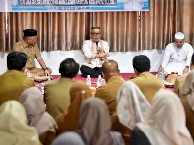 Pj Gubernur Prof Zudan Konsisten Laksanakan Program Sulsel Berdoa, Doa Bersama Jajaran Dinas Koperasi dan UKM Sulsel