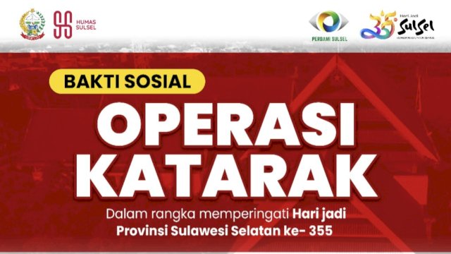 Peringati Hari Jadi Sulsel, RSUD Haji Akan Gelar Operasi Katarak Gratis