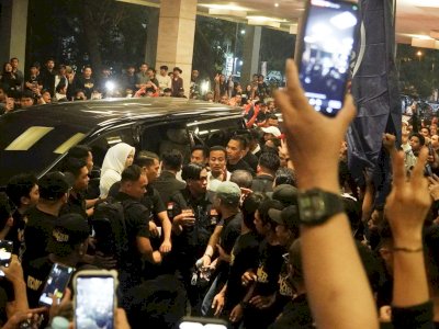 “Andalan Hati, Nomor Dua Pilihan Kita” Menggema Sambut Sudirman &#8211; Fatma di Debat Pilgub Sulsel