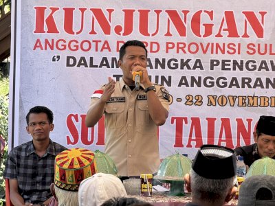 Kunjungan Pengawasan di Wajo, Sultan Tajang Janji Perjuangkan Perbaikan Jalan Provinsi Ruas Solo-Paneki-Kulampau