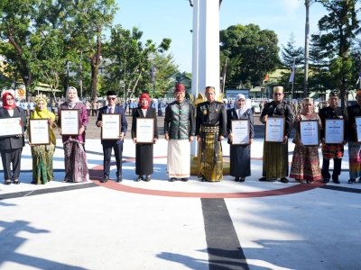 Pimpin Apel HKN, Pj Gubernur Prof Zudan Paparkan RPJPN Menuju Indonesia Emas 2045