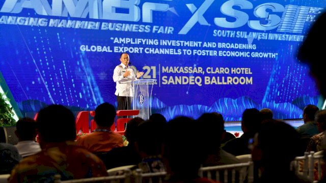 Hadiri AMBF SSIF, Pj Gubernur Prof Zudan Ajak Investor Berinvestasi di Sulsel