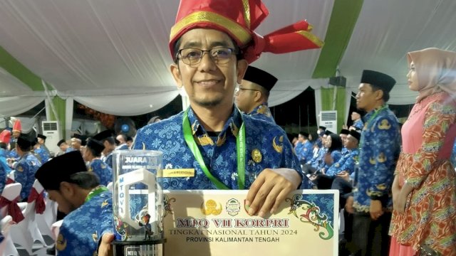 Wakil Sulsel di MTQ VII Korpri, Pegawai UIN Alauddin Makassar Raih Qari&#8217; Terbaik III