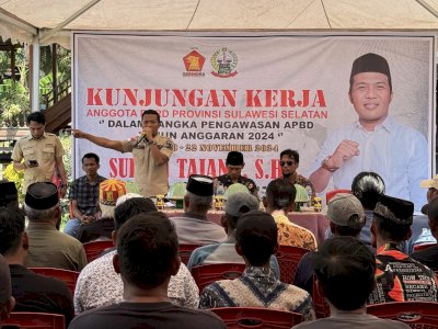 Bendungan Cilellang di Wajo Tak Terurus, Legislator Gerindra Sultan Tajang Soroti Pemprov Sulsel