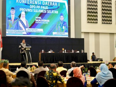 Hadiri Konferda DPD PP PAUD Sulsel, Sekda Jufri Rahman Tekankan Pentingnya Pendidikan Adab dan Kultur Lokal Bagi Anak Usia Dini