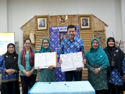 PKK Sulsel &#8211; Balai Rehabilitasi BNN Baddoka Teken PKS Cegah Peredaran Narkoba