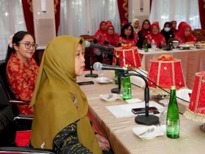 Andi Indriaty Syaiful Silaturahmi dan Koordinasi Perdana dengan Pengurus PKK, Dekranasda, Bunda PAUD, dan DWP Sulsel
