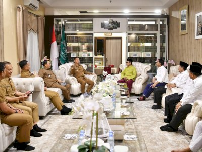 Temui Ketua PWNU, Prof Fadjry Djufry Minta Dukungan dan Doa dalam Memimpin Sulsel