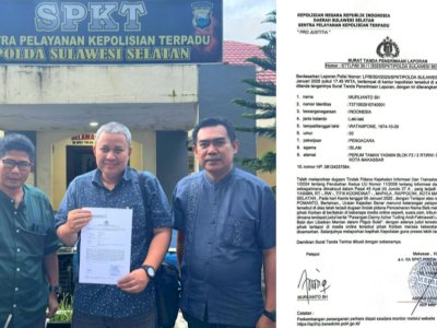 Kuasa Hukum Andalan Hati Laporkan Danny-Arsyad ke Polda Sulsel