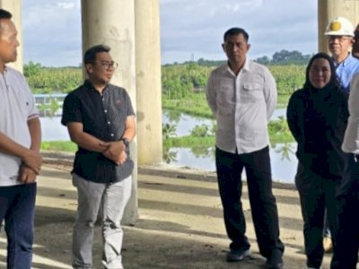 Kunker di Sulsel, Mentan Amran Tinjau Pembangunan Masjid Hajjah Nurhadi: Struktur Sudah 98 Persen