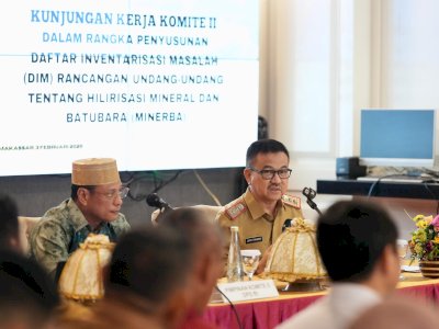 Bahas Hilirisasi Minerba Bersama Komite II DPD RI, Jufri Rahman: Sulsel Miliki Potensi Besar di Sektor Pertambangan