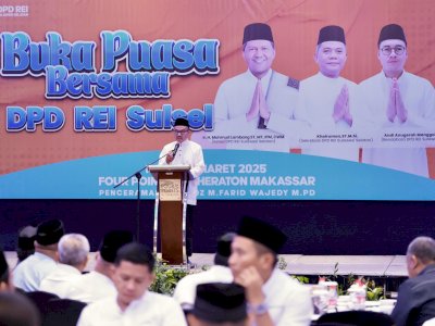 Sudah Sumbangkan 117 Rumah, Sekda Sulsel Apresiasi Dukungan REI dalam Buka Puasa Bersama