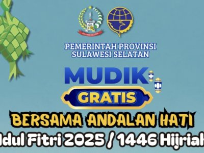 Pemprov Sulsel Kembali Hadirkan Mudik Gratis, Sembako dan Transportasi Dijamin